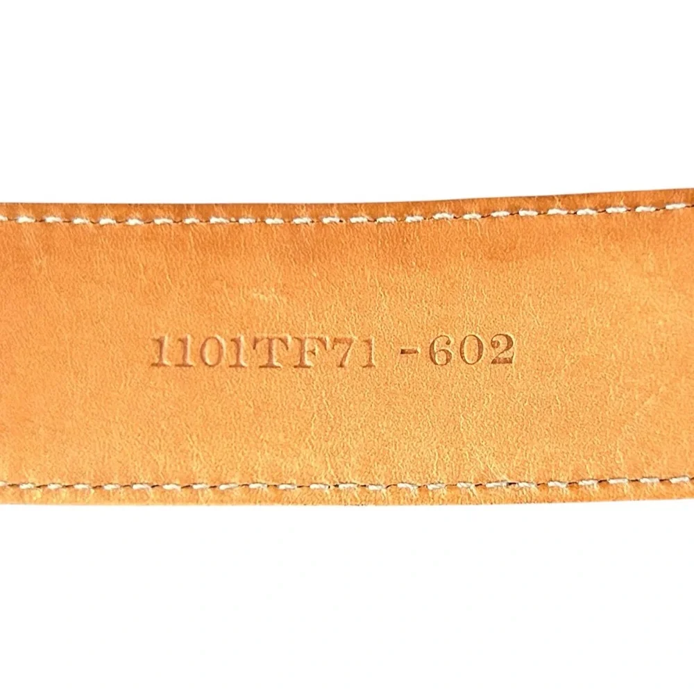 Trafalgar Hand Polished Cortina Leather Dress Belt 1101TF71-602 Men’s‎ 40 Brown